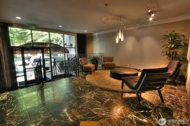 Beautiful inviting lobby to greet you & your guests.