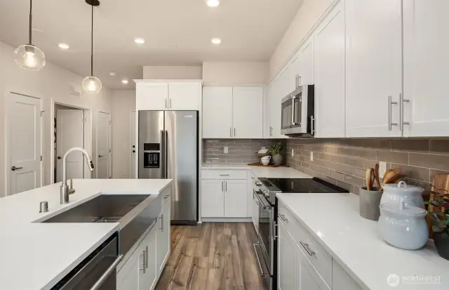 Picture represents model of floorplan, but not actual home.