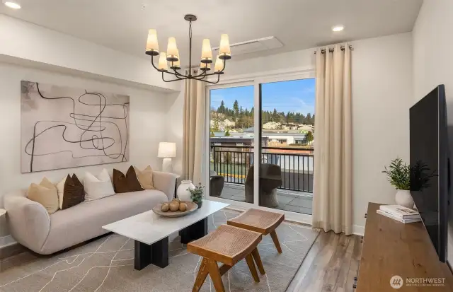Picture represents model of floorplan, but not actual home.