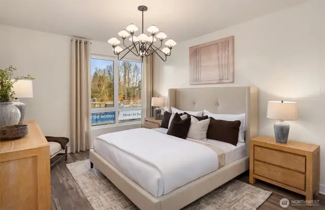 Picture represents model of floorplan, but not actual home.