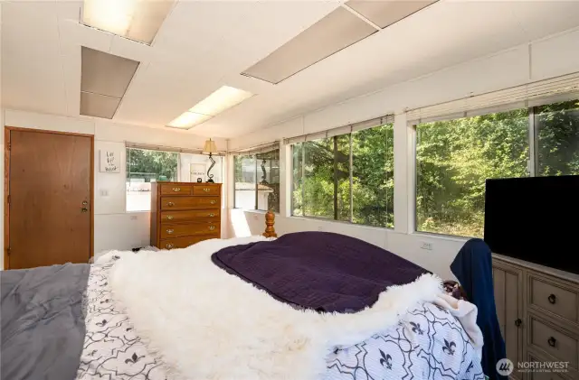 Great sized primary with sliding door to your flex space.