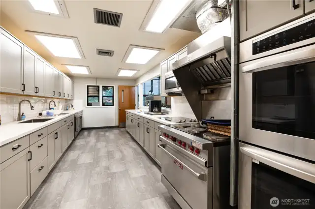 Large kitchen for community events!