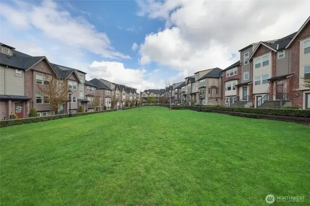 Home is about 100 feet to Freedom Park: peaceful green space for your outdoor leisure.