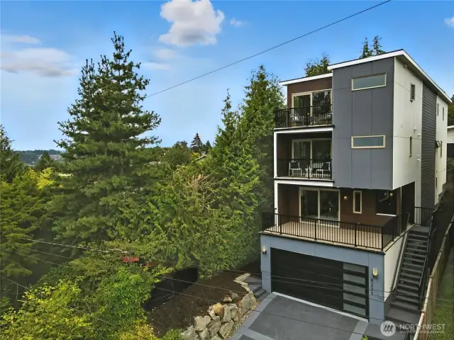Front View of this Beautiful Modern Home