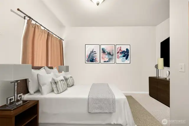 The ADU bedroom