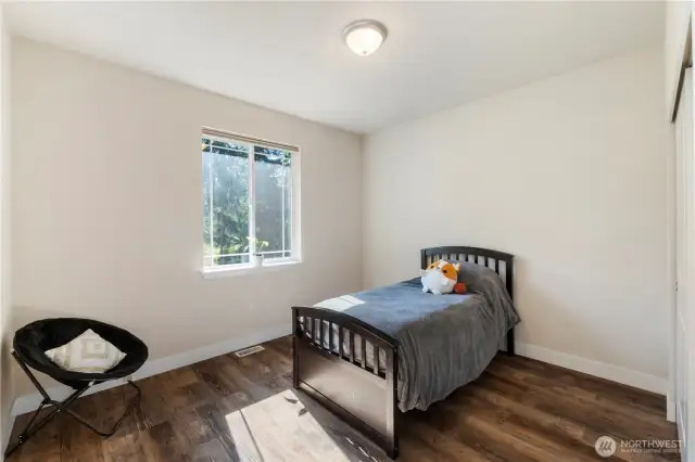 Guest Bedroom #1 at the front of the home.