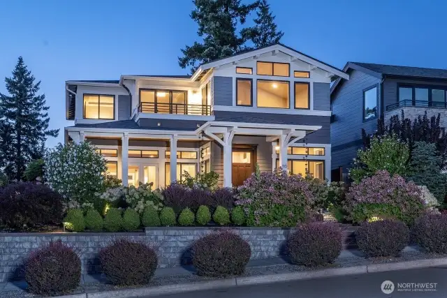 Lush Landscaping and beautiful curb appeal