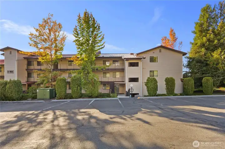 Two parking spaces for this home.  One is right in front.
