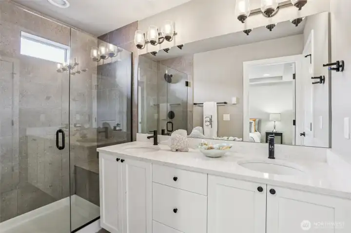 Primary suite bathroom