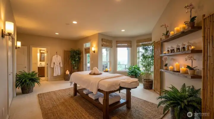 bonus room/virtual rendering as a spa