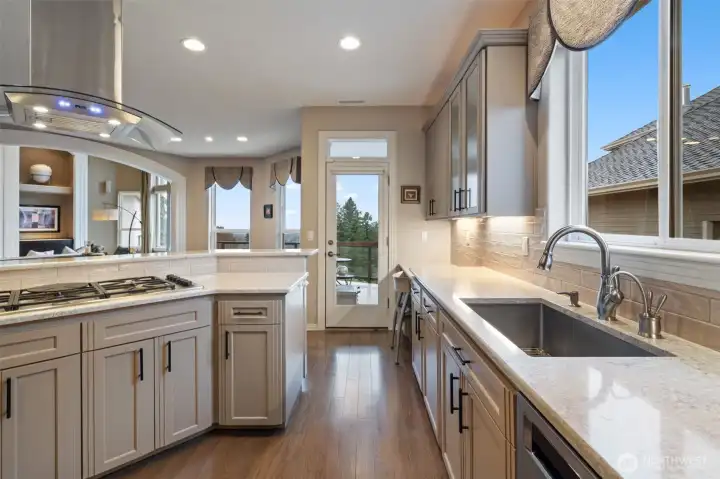 Gourmet Kitchen, stainless appliances