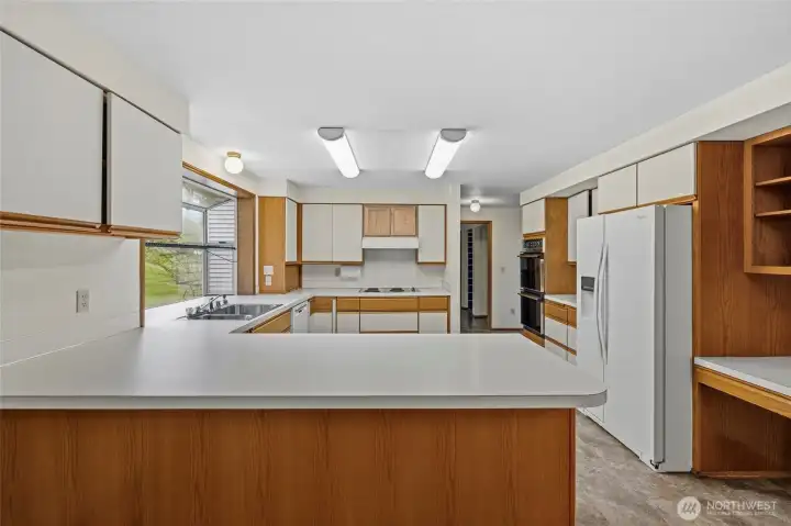 View from Eating Area to Kitchen