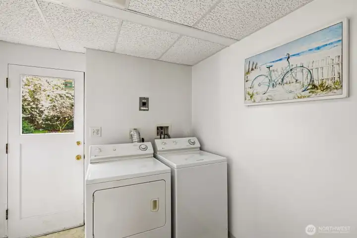 Laundry room downstairs