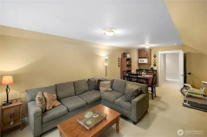 rec room w/ wet bar