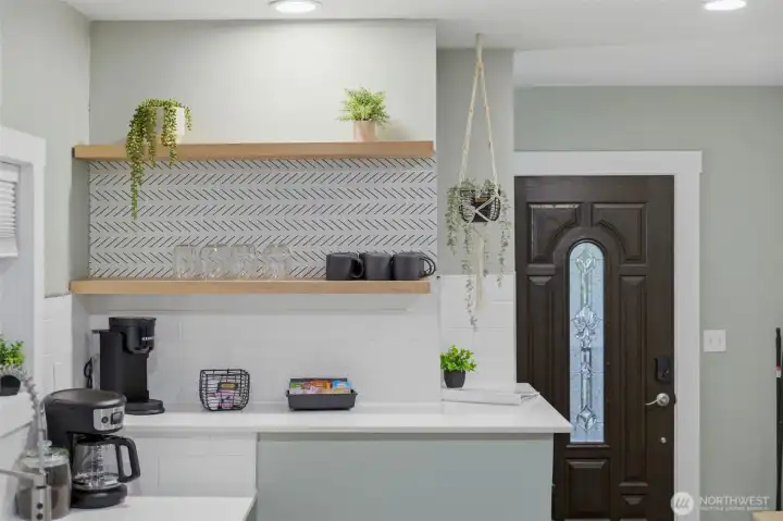 Floating shelves!