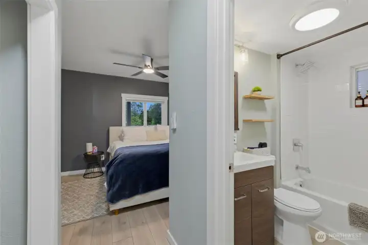 Primary bed (bedroom3) with bath