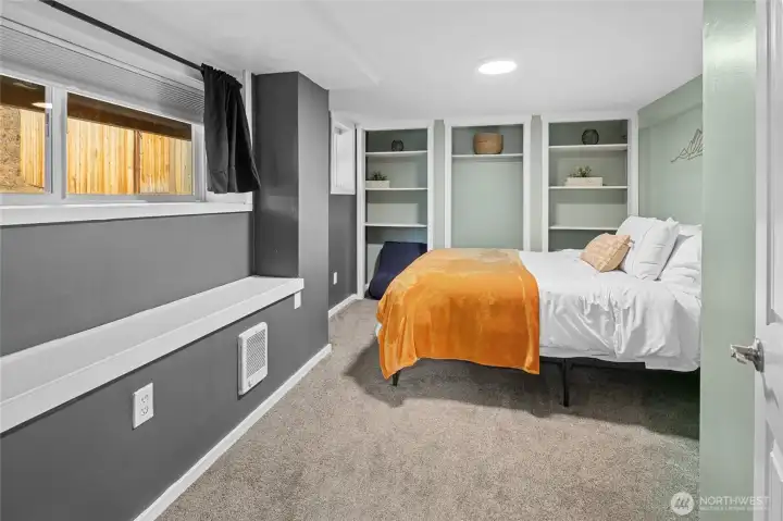 Lots of closet space in 4th bed! now has cement floors new pics coming