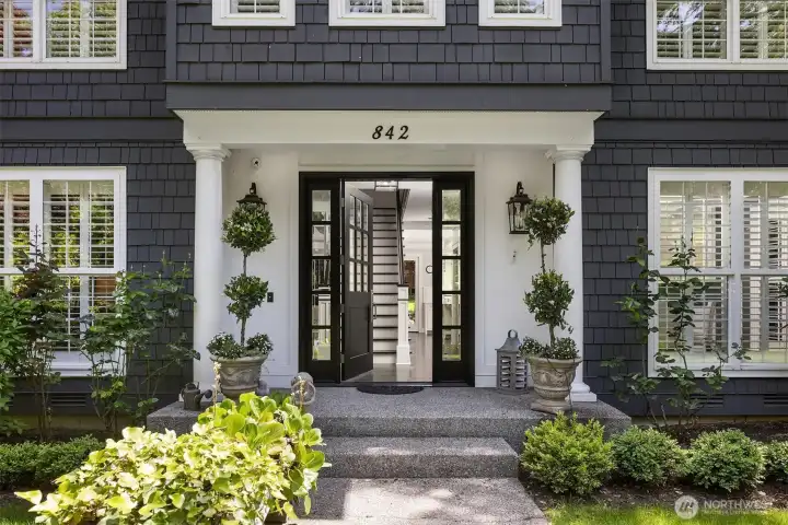 Cedar shingles, crisp white trim and graceful gabled rooflines create undeniable curb appeal, while beautifully updated interiors offer a refined yet comfortable atmosphere throughout. Cedar shingles, crisp white trim and graceful gabled rooflines create undeniable curb appeal, while beautifully updated interiors offer a refined yet comfortable atmosphere throughout.