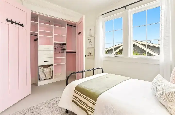 Custom California closet built-ins!