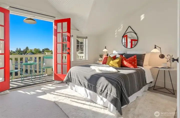 Top floor primary suite