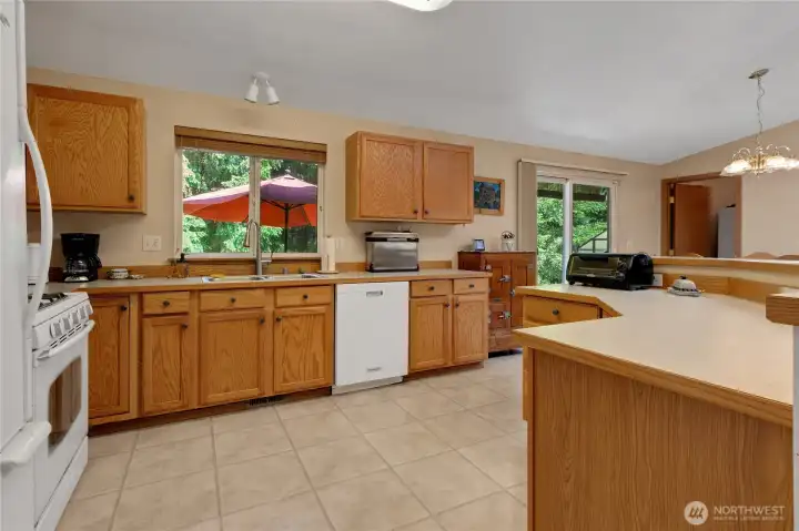 Kitchen with a great layout