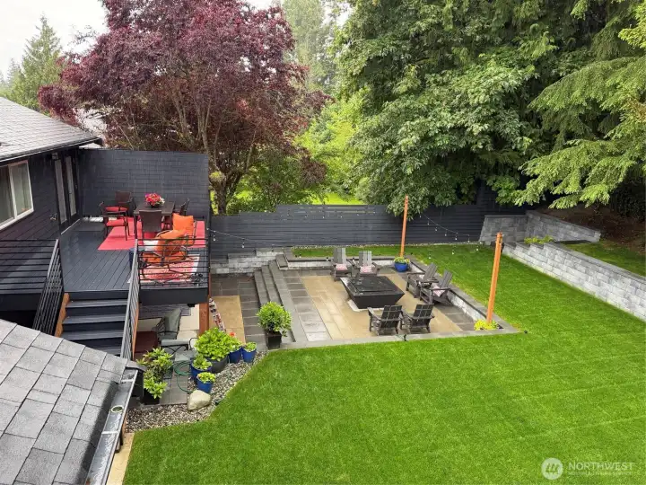 back deck and firepit