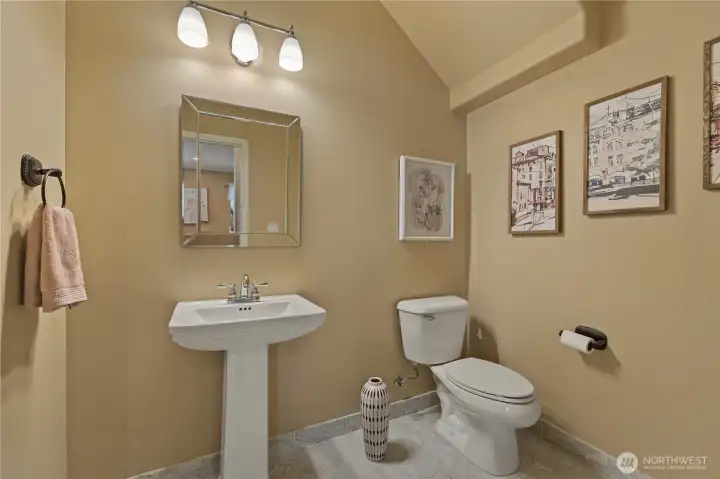 Main floor powder room Main floor powder room