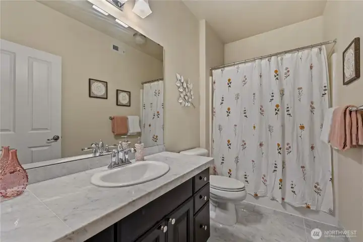 Upstairs guest bath Upstairs guest bath