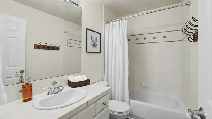 Upper level hall bathroom Upper level hall bathroom