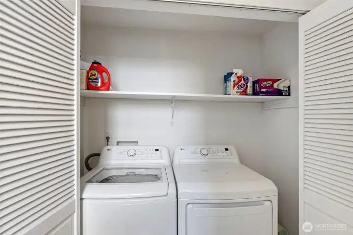 Utility room on lower level.