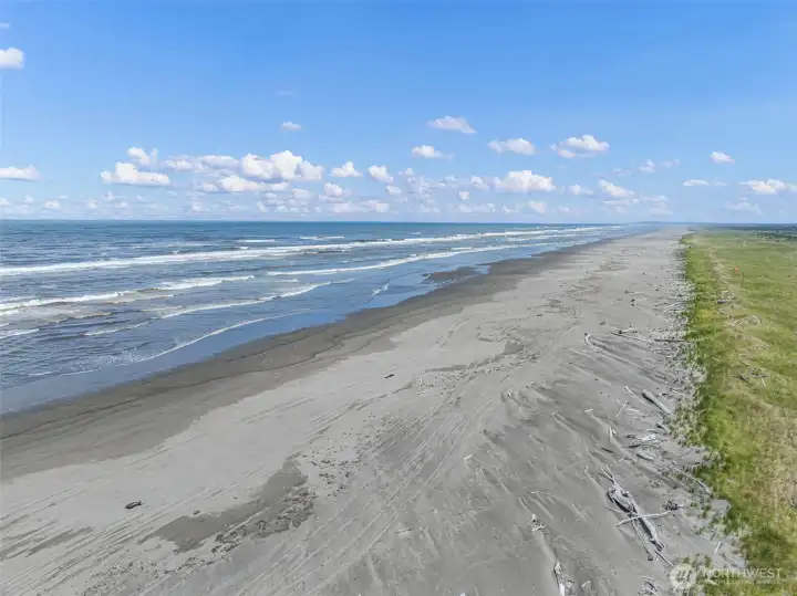 Beautiful Ocean Shores beach just minutes away.