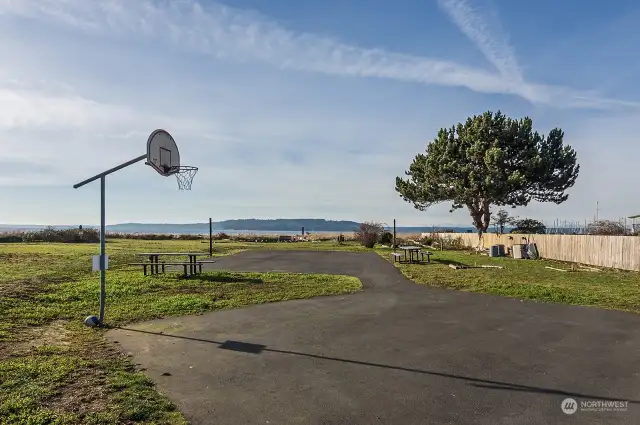 Community sport court for fun in the sun