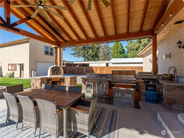 The ultimate entertaining space on the back patio!