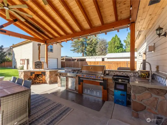 The ultimate entertaining space on the back patio!