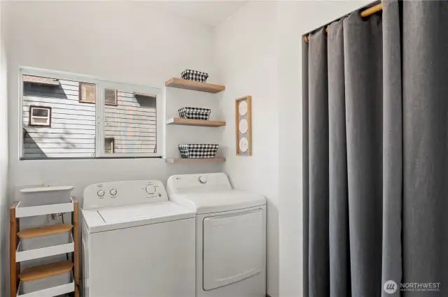 Separate laundry room