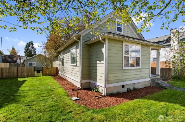 Large Yard fully fenced in back