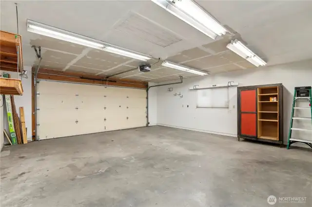 2 car garage interior