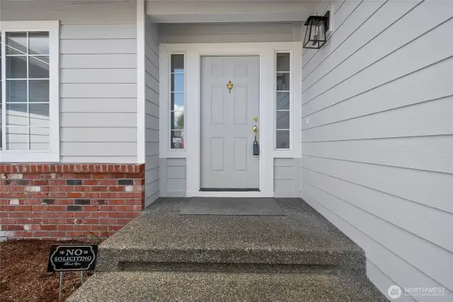 Steps Leading to Front Door