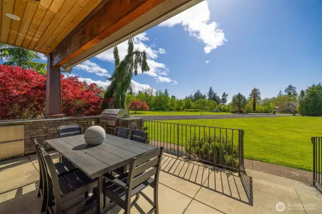 Outdoor Covered BBQ Area