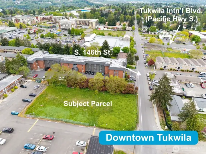Excellent location in downtown Tukwila.