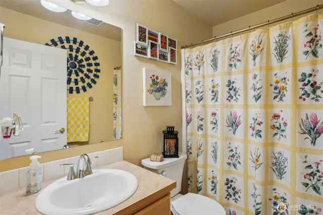 Full bath on main floor