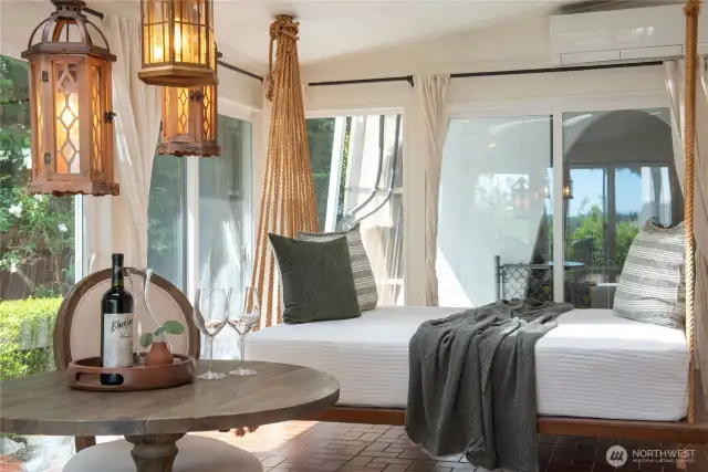 Amazing sunroom sanctuary.