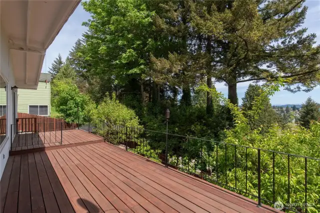 Wrap around decking.