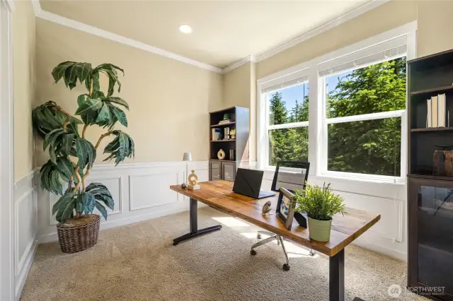 Main floor office or dining space