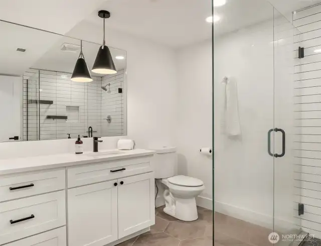 Ensuite with walk in shower