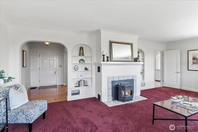 Built-ins all throughout home