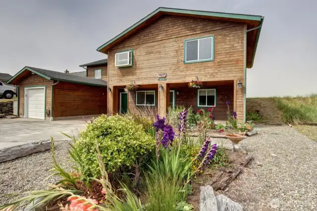 Oceanfront home with unobstructed views and access to the Pacific Ocean and Ocean Beaches. Private walking trail and expansive views.