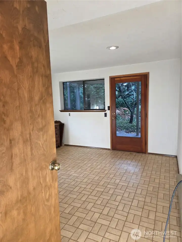 Lower Bedroom #2. with its own personal patio.