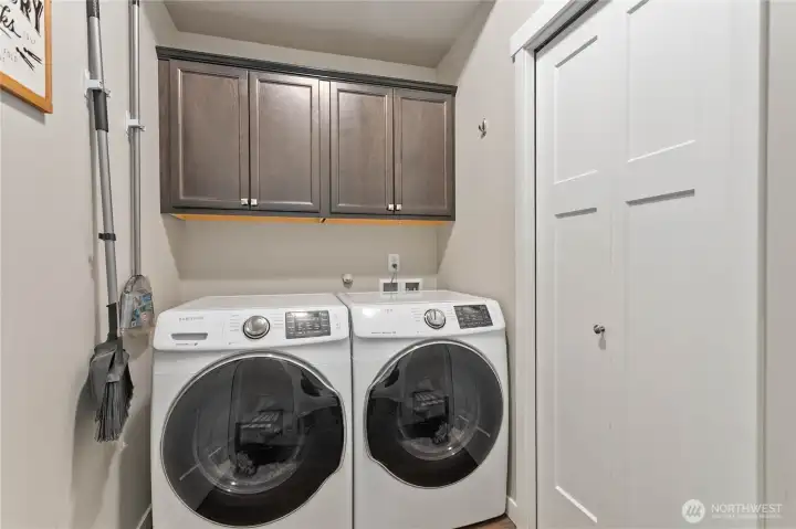 Dedicated Utility Room with Extra Storage (Washer and Dryer do not convey)