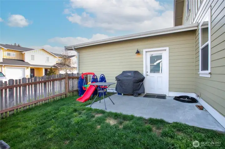 Fully Fenced yard for kids, pets, and parties!
